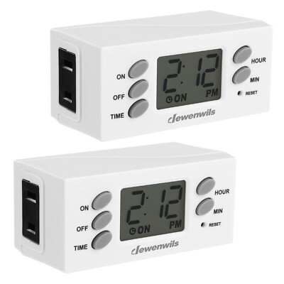 DEWENWILS Light Timer, Digital Programmable Plug in Timer Switch with 1 Outlet