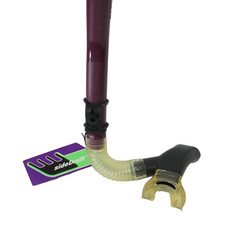 SeaQuest Side Draft Flex Snorkel Blue 403247 Purple USA Diving