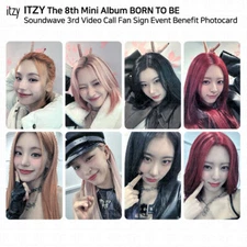 ITZY 8th Mini Album Born To Be Soundwave 3rd Fan Sign Event Benefit Photocard
