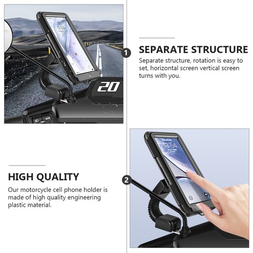 Waterproof Mobile Phone Bracket All-Inclusive Holder Case Motorcycle Motorbike - 第 10/12 張圖片