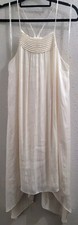 Halston Heritage Sleeveless Smocked High Neck Dress Size XL Quiet Luxury Classy