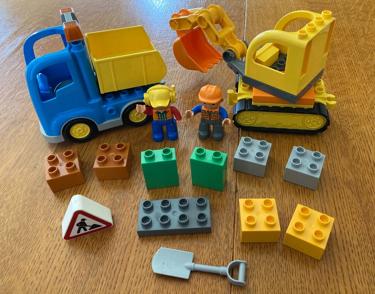 Lego Duplo Truck Tracked Excavator Set 10812 26 Pcs. Age 2 5 Pre Owned