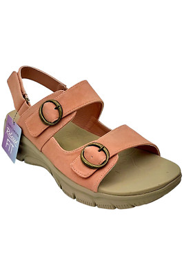 Skechers Easy Going Adjustable Vegan Sandals Certified Charm Coral