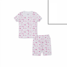 Kissy Kissy Whale Watch Print Short Pajamas 12-18m pink New with Tags