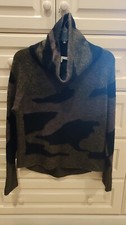 Veronica Beard Davis Camo Sweater Size S