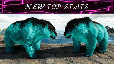 ARK Survival Ascended Aberrant Dire Bear Tron TOP STATS PVE PS5/XBOX/PC