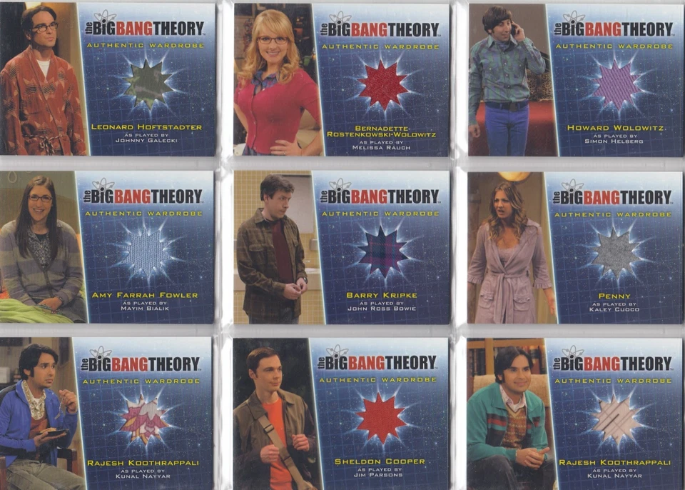 Big Bang Theory Season 5 Autograph Auto / Costume Wardrobe Card Selection - Image 4 of 4
