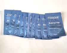 Masque Bar Blue Glitter Peel Off Face Mask Korean Moisturize Soothe Lot of 10