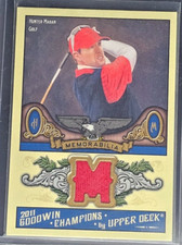 2011 Upper Deck Goodwin Champions Memorabilia #M-MH Hunter Mahan