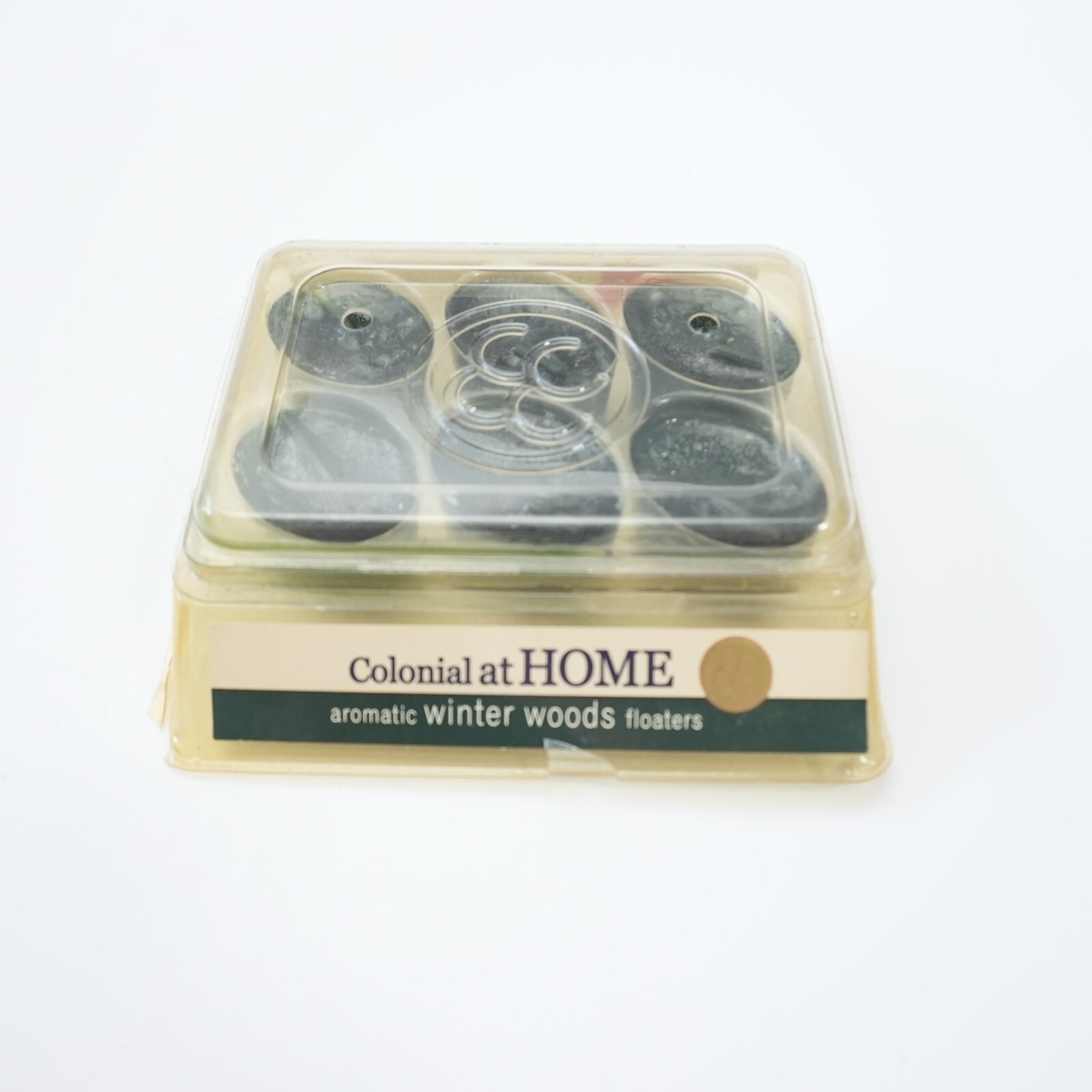 COLONIAL at HOME Winter Woods CANDLE Floaters 5 New Old Stock