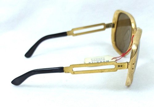 Art Deco 50s Sunglasses 1950s France Golden Shades Candy Square Frame Mint - Picture 6 of 15