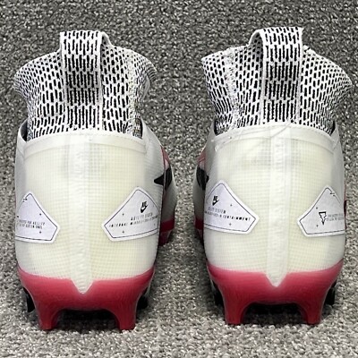 Nike Alpha Menace Elite 3 White University Red Cleats CT6648-103