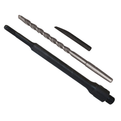 Adapter Set - M16 auf SDS Plus lang inkl. Zubehör für Bohrkronen mit 180 mm Nutz