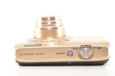 Nikon COOLPIX S6300 Gold Digital Camera Japan Used | eBay