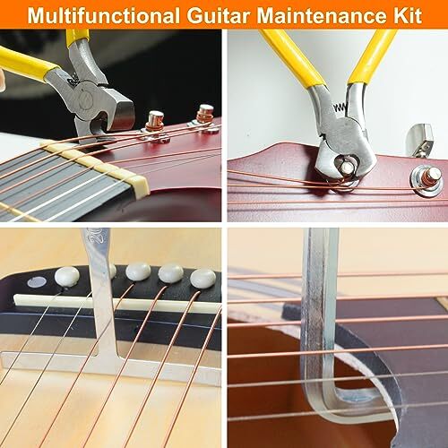 79Pcs Guitar Tool Kit, Guitar Repair Kit, Guitar Accessories Guitar 79