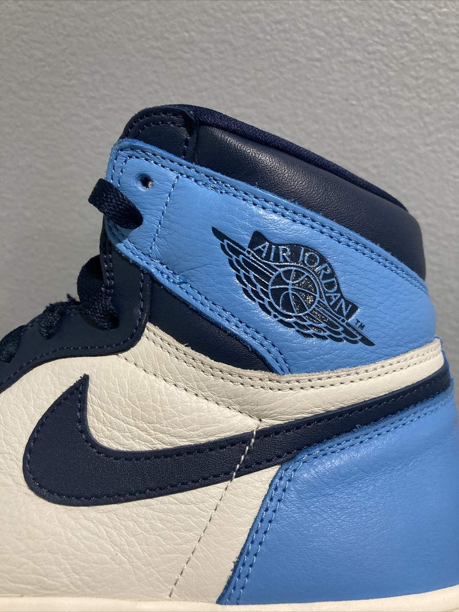 Size 11.5 - Jordan 1 Retro High OG Obsidian, UNC 2019 (VNDS) Size 11.5 - Jordan 1 Retro High OG Obsidian, UNC 2019 (VNDS  main image 3