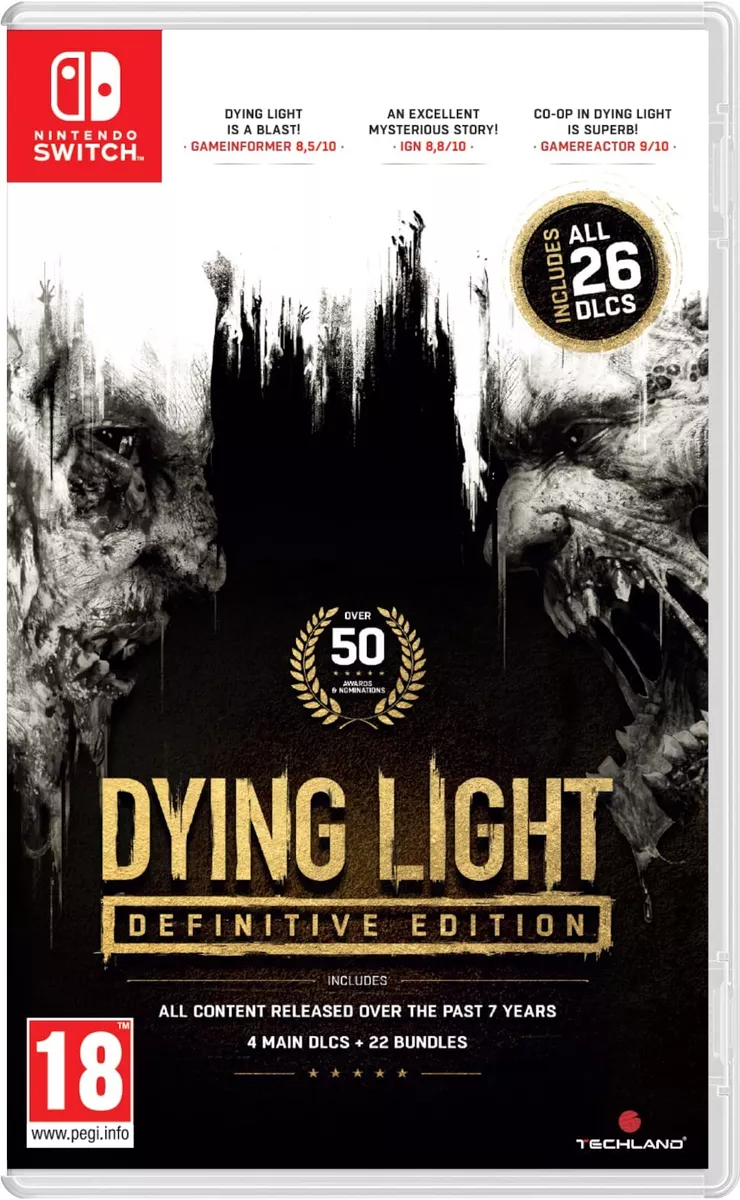 Is dying light definitive edition on the switch as a physical copy