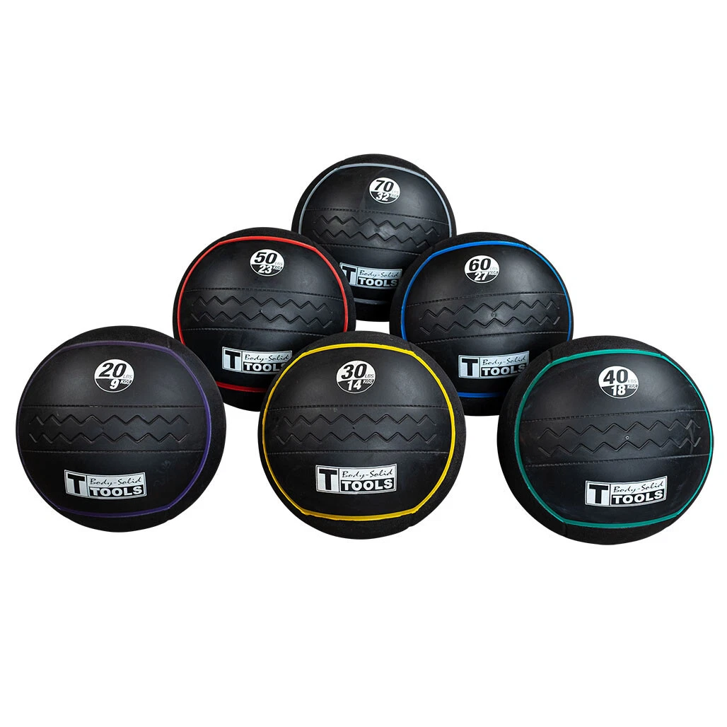 POWRX Slam Ball Medicine Ball 3-20 kg - Idéal pour Les Exercices »Fitness Fonctionnel