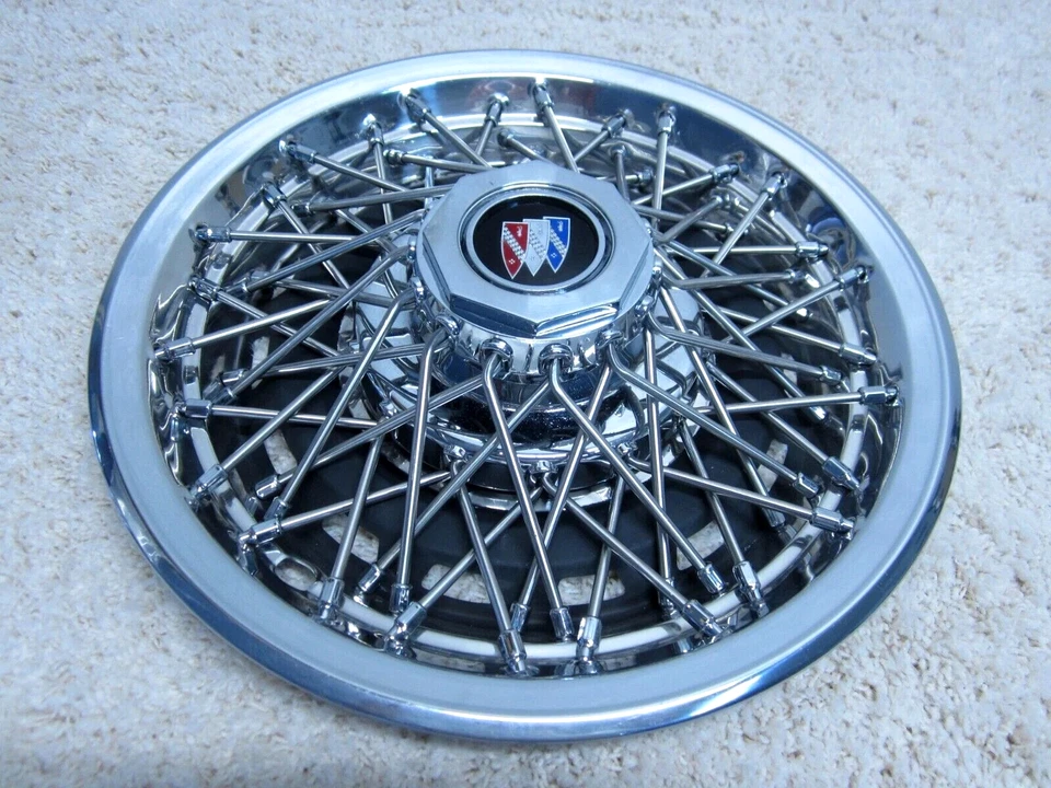 BUICK CENTURY / REGAL 14" TRACCIÓN TRASERA BLOQUEO CABLE TAPACUBOS / CUBIERTA DE RUEDA 25506533 #2FL-11 Foto 2 de 3