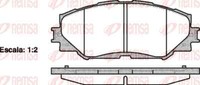 Remsa BremsbeläGe Bremsbelegsatz Vorne FüR Toyota Yaris Auris Subaru