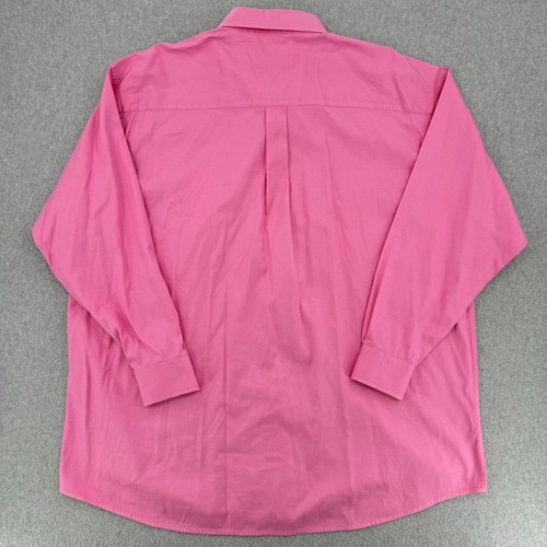 Wrangler George Strait Shirt Mens 4XLT Tall Pink Long Sleeve Western Dual Pocket - Picture 7 of 12
