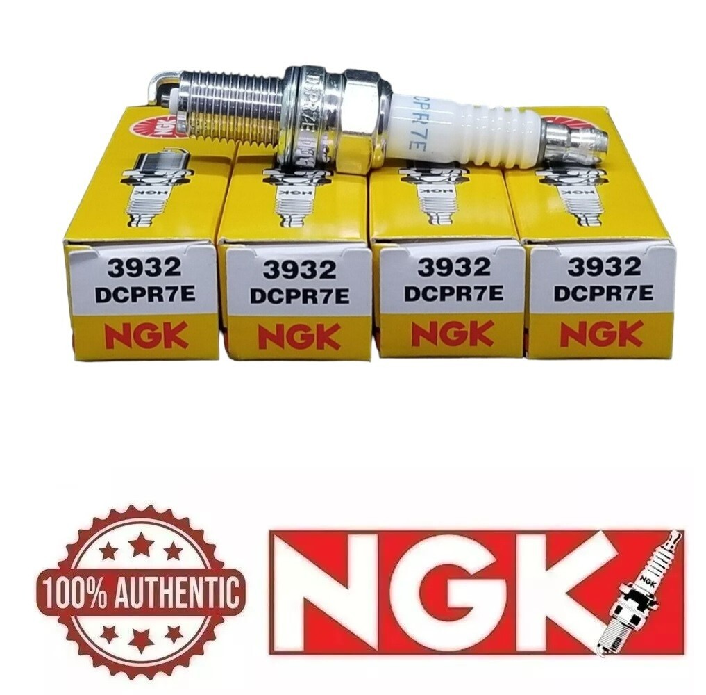 Set of 4 x NGK Laser Platinum Resistor Spark Plugs 3932 DCPR7E