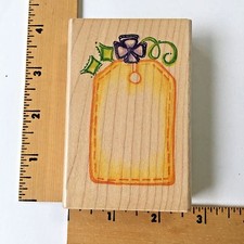 EK Success Image Tree Rubber Stamps - Gift Tag IT01I - NEW