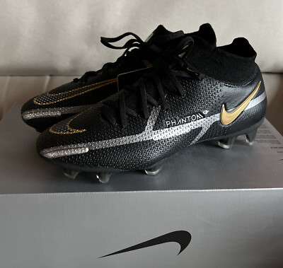 Nike Phantom GT2 Elite DF FG Black Metallic Grey CZ9889 007 Men's 4.5 Wm's Sz 6 | eBay UK