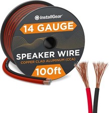 Cables Para Bocinas De Audio Calibre 14 AWG 100 Pies Ft Para Altavoces Casa Auto
