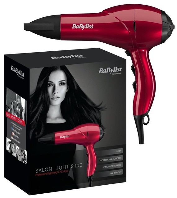 BaByliss 5568BU Salon Light 2100W Hair Dryer - Red | Compra online en eBay