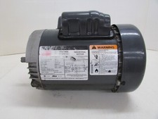 New. DAYTON General Purpose Motor: Totally Enclosed Fan-Cooled, Face Mount