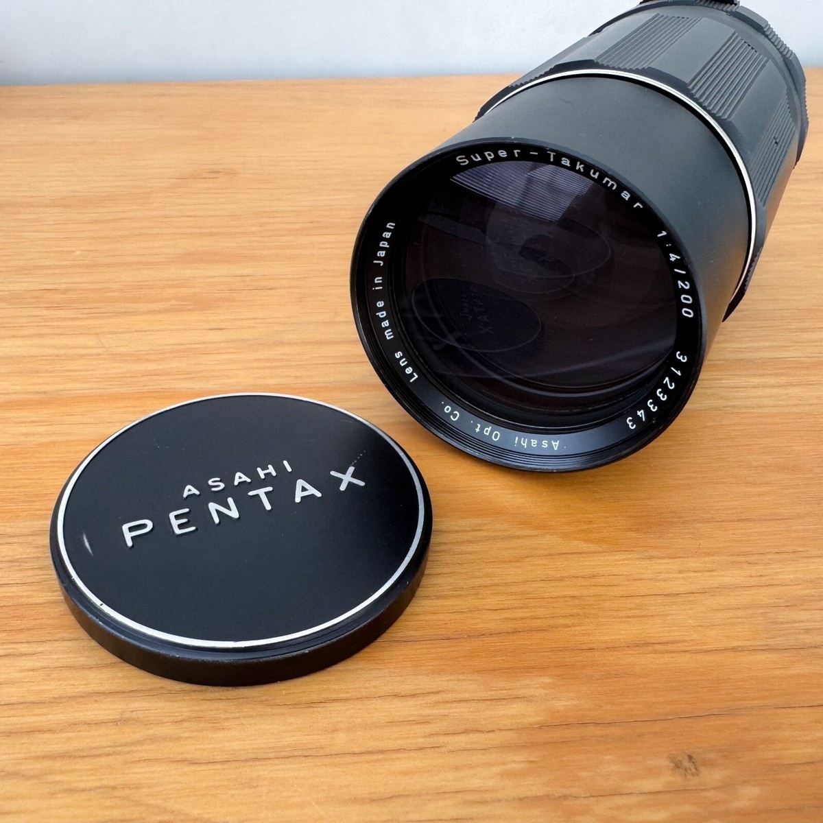 ペンタックス レンズ タクマー f/4 200mm Asahi Pentax Asahi Pentax Super-Takumar f:4 200mm Lens made Japan Q mount
