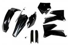 FULL Ktm SX 125 - 250 SXF 250 2005 - 2006 UFO Plast Black Fairing Plastic Kit
