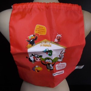 Sac A Dos Intermarche La Fabrique Vintage Publicitaire Rouge Blanc N7321 Ebay