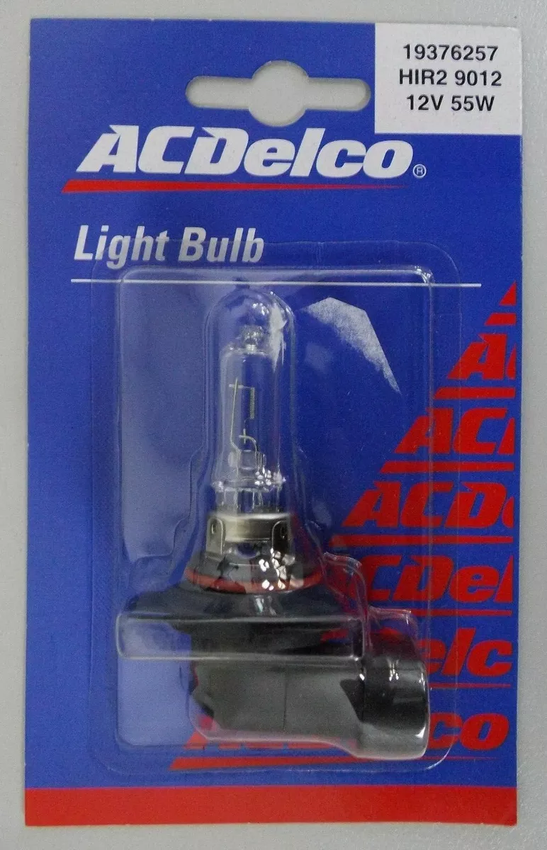 Genuine AC Delco Halogen HIR2 Standard Headlight FogLight Globe 12V 55W 9012