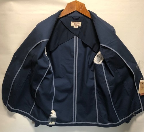 Mens Summer Jacket, New with tags "PENGUIN" Navy- Blue 100% Cotton - Picture 11 of 12