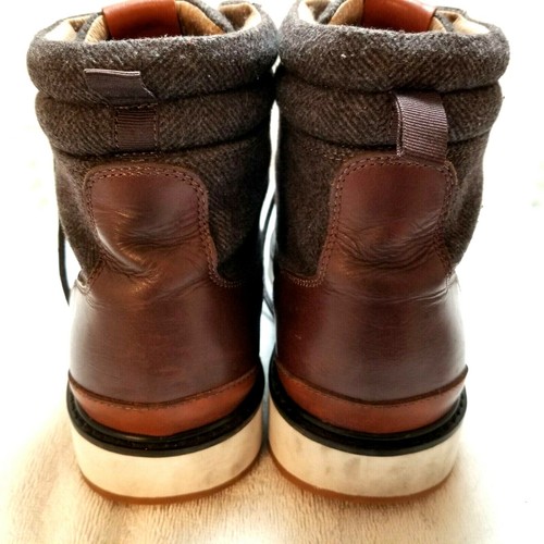 Zapatos informales Express de caña alta para hombre talla 13 grises y marrones con cordones #6404 - Imagen 6 de 9