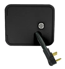 Valterra Lockable Black Electrical Power Outlet Hatch RV Trailer Camper Travel