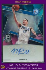 2018-19 Panini Spectra Signatures NEBULA PRIZM AUTOGRAPH #JJR JJ Redick AUTO 1/1