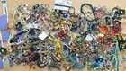 P 13.5 Lbs+ HUGE Vtg Costume to Fashion Jewelry lot Necklace Bead Chain UNSORTED