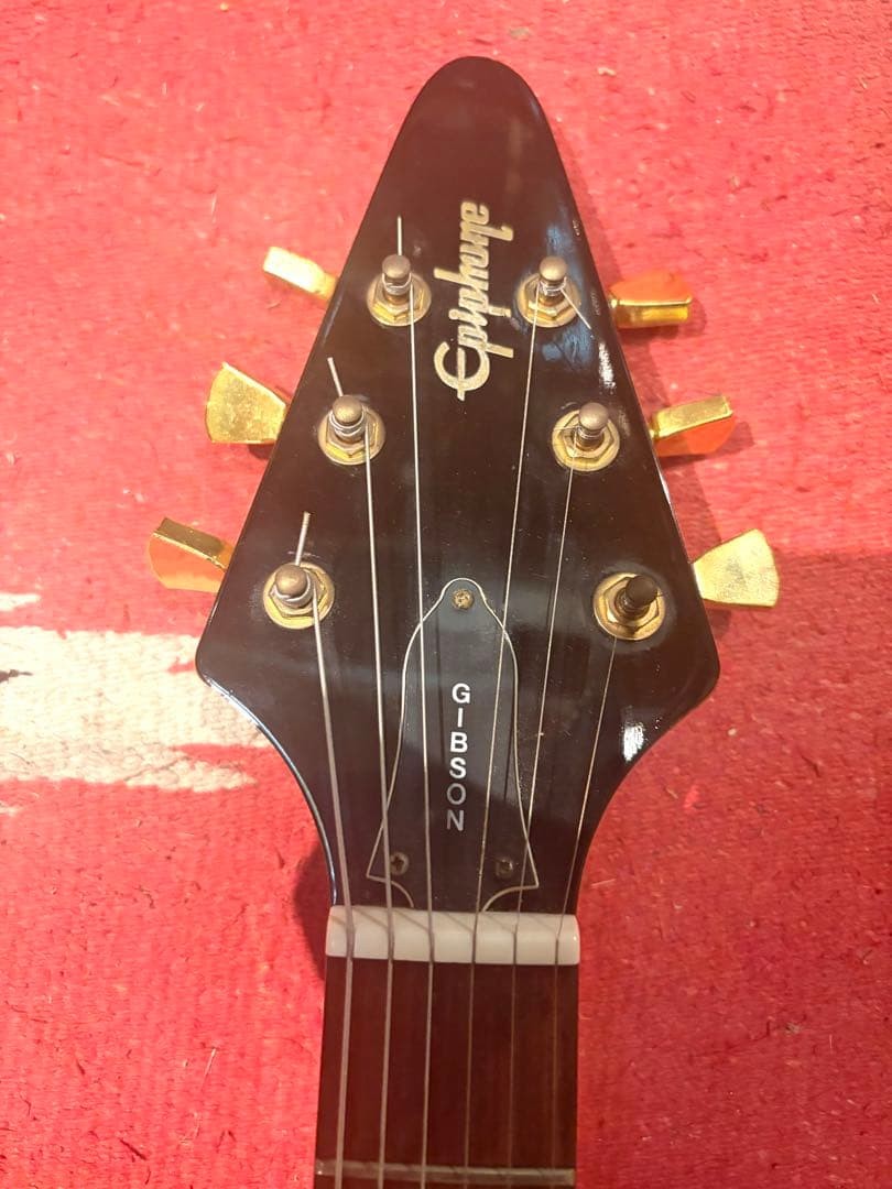 Made in Korea 1999 epiphone Flying V Unsung soft case included | eBay