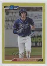 2020 Bowman Heritage Chrome Prospects Yellow Refractor 22/75 Ruben Cardenas 17ni