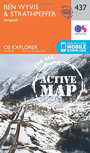 Ben Wyvis & Strathpeffer Map  Weatherproof by Ordnance Survey (Map 2015) - Image 5