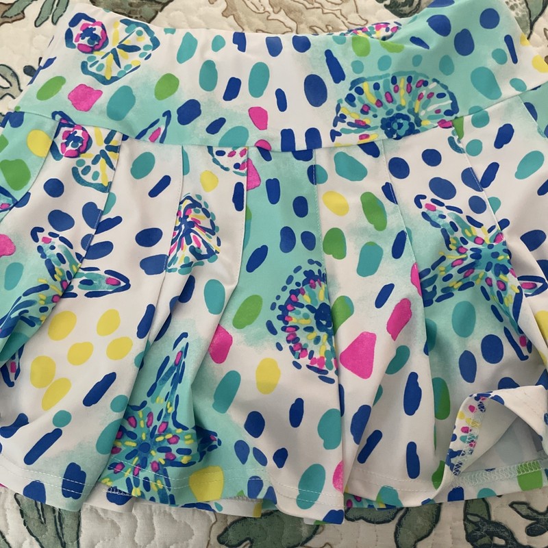 ARYEH size SMALL SKORT Shorts under Skirt Beach Golf Tennis Pickleball BLUE PINK