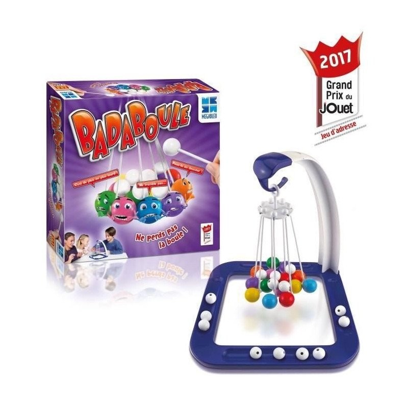 Jeu de société Badaboulle Megableu idée cadeau de Noël pour enfants