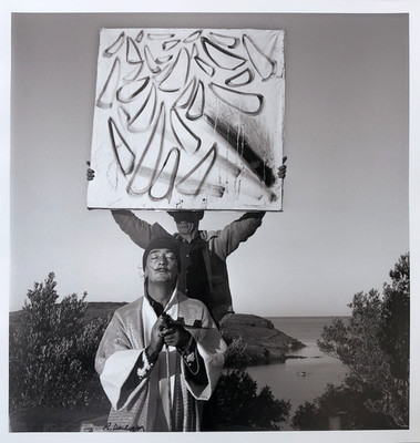 Salvador DALI - Originalfotografie signiert von R. Descharnes. Dali à Cadaques