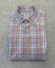 David Donahue Men's L Multi Plaid Long Sleeve NW/OT