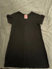 Jungmaven Womens XS  Short Black Dress 55% Hemp 45% Organic Cotton