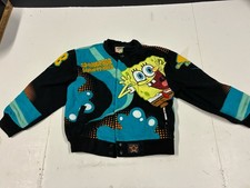 VINTAGE 2006 SPONGEBOB SQUARE PANTS COAT JACKET YOUTH Size Small 5/6 JH DESIGN