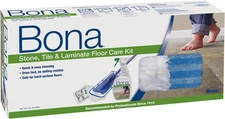 Bona Stone, Tile & Laminate Floor Care System, 4-Piece Set 